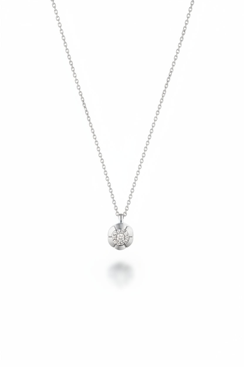 Ciondolo Little Flower White