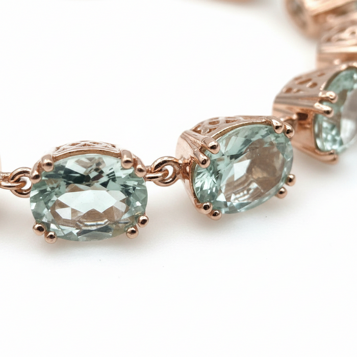Bracciale Caramel Prasiolite