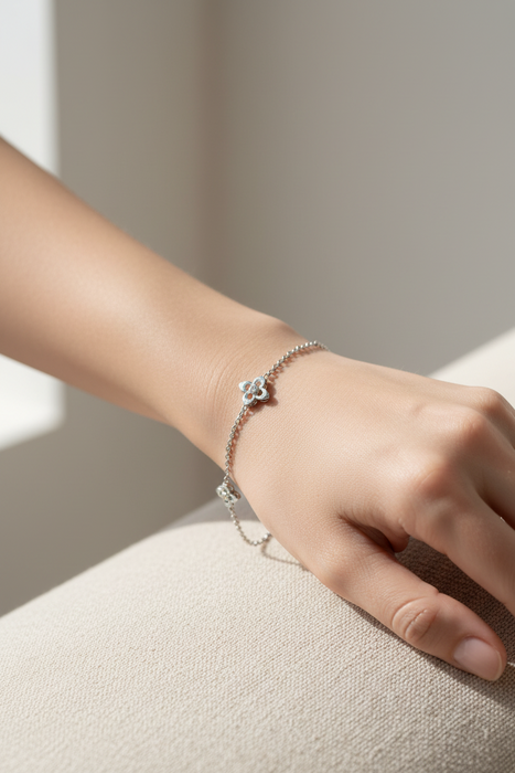 Bracciale Pretty White Flowers