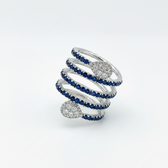 Anello Blue Snake