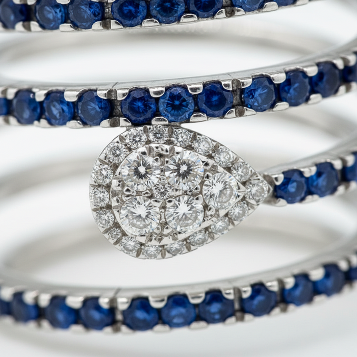 Anello Blue Snake