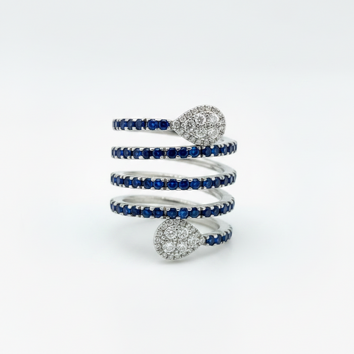Anello Blue Snake