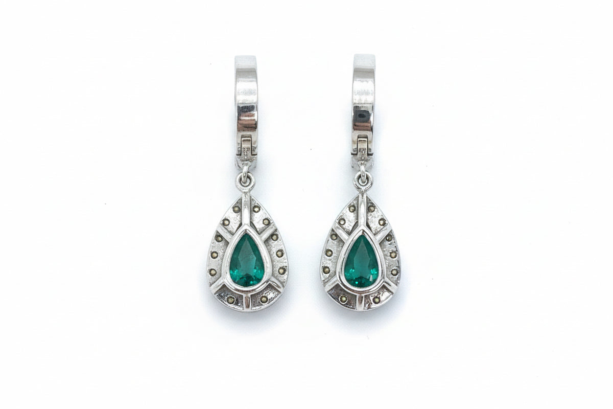 Orecchini Green Drops
