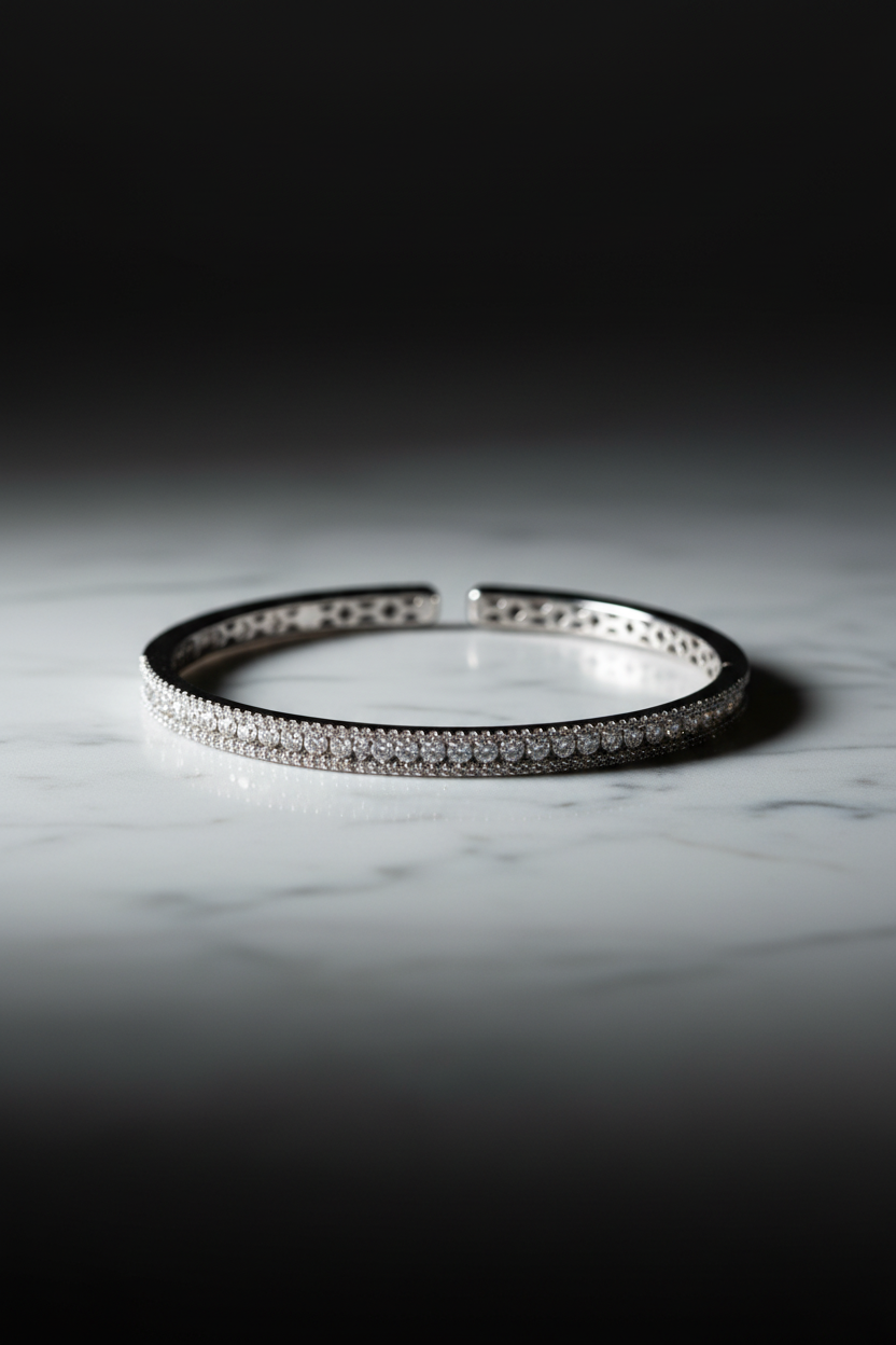 Bracciale Rigido Diamant
