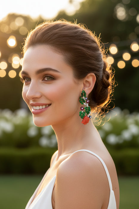 Orecchini Jardin Fleuri