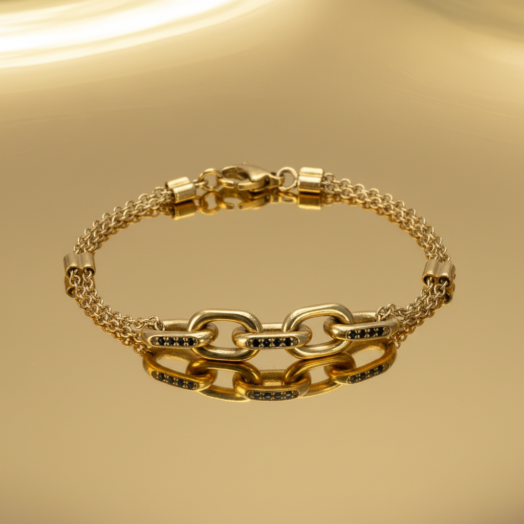 Bracciale Diamonds Yellow Gold