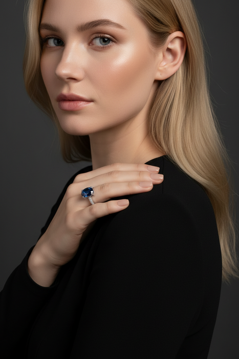 Anello Zaffiro  Divina