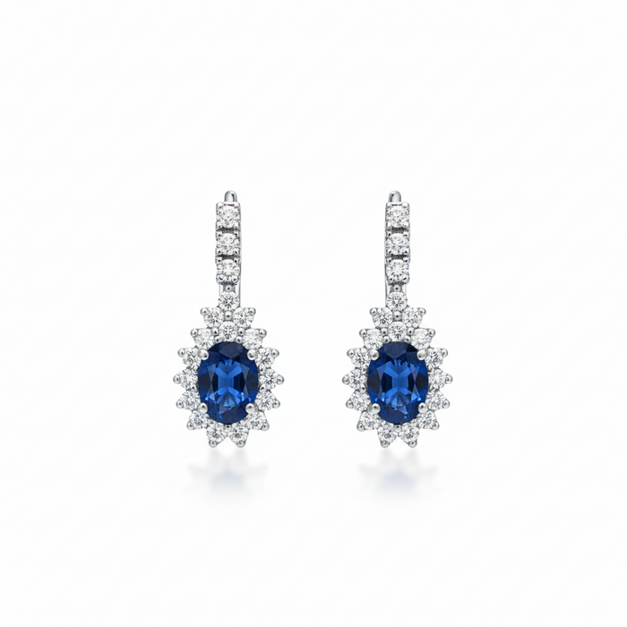 Orecchini Zaffiri Blue