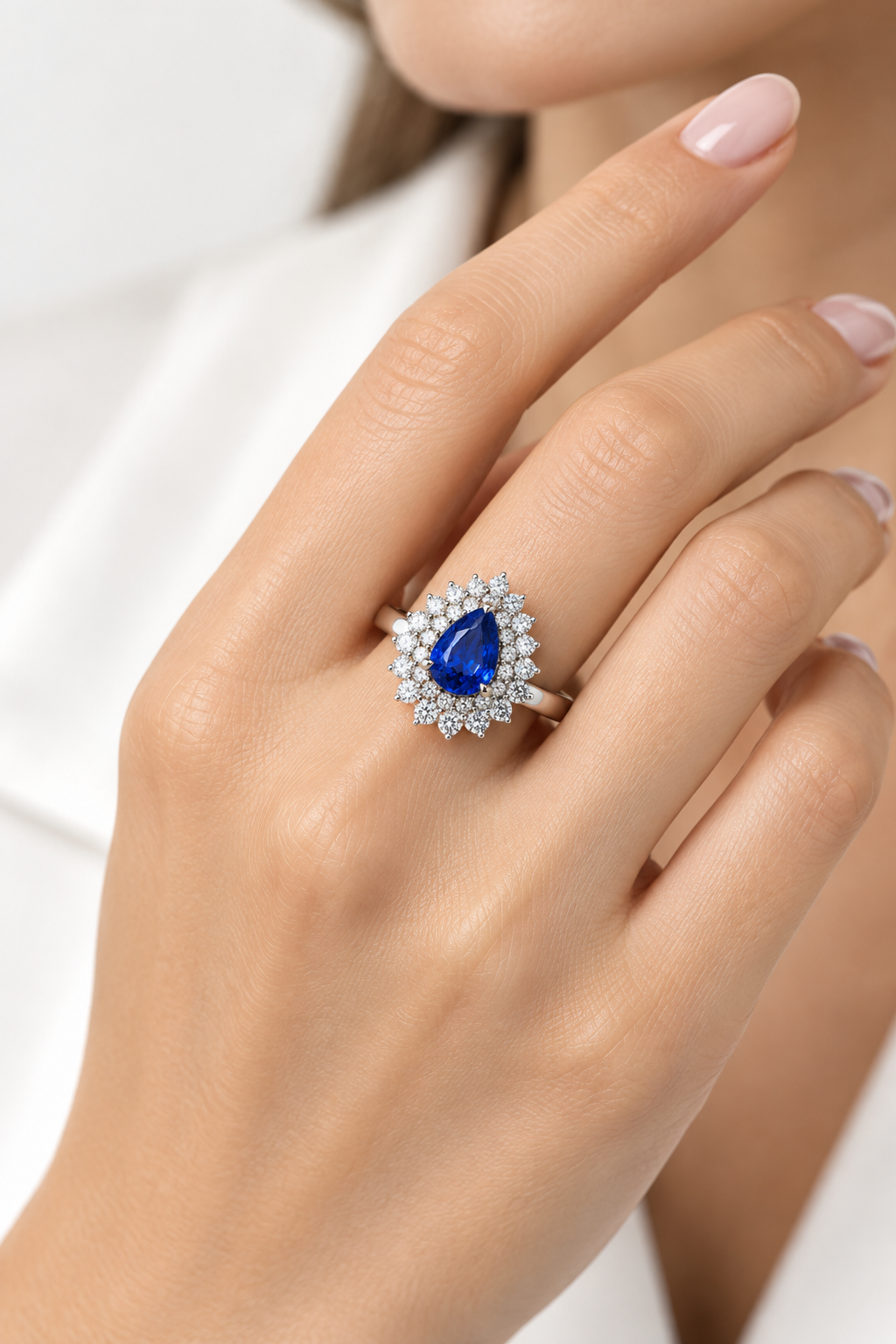 Anello Blue Drop