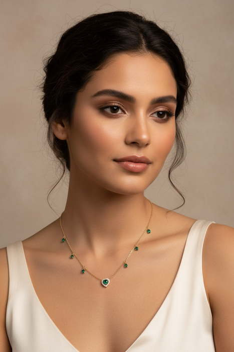 Collier Hope  Emerlad