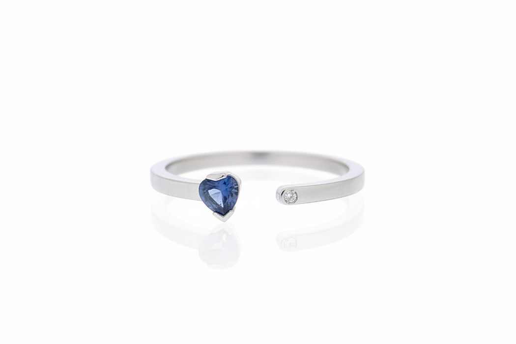 Anello  Hope Blue Heart