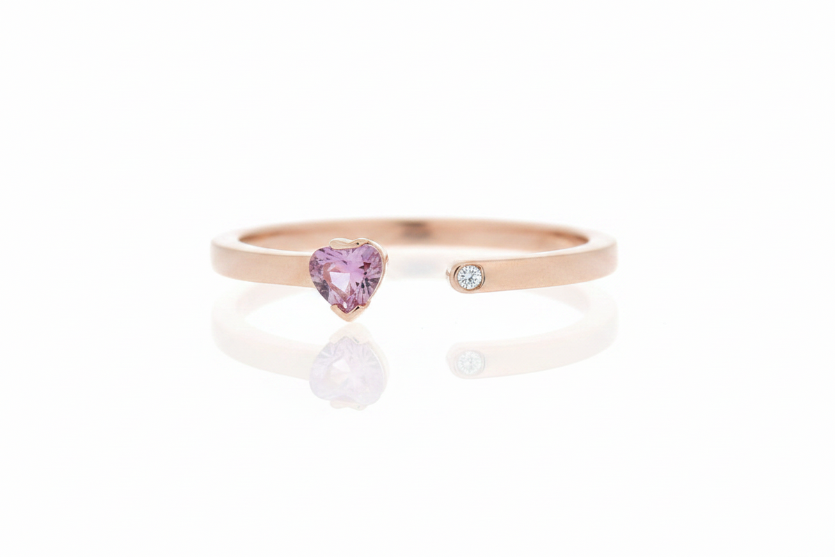 Anello  Hope Pink Heart
