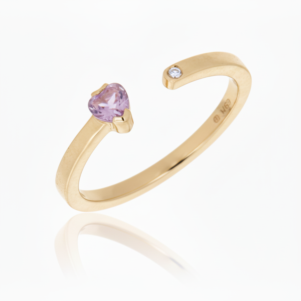 Anello  Hope Pink Heart