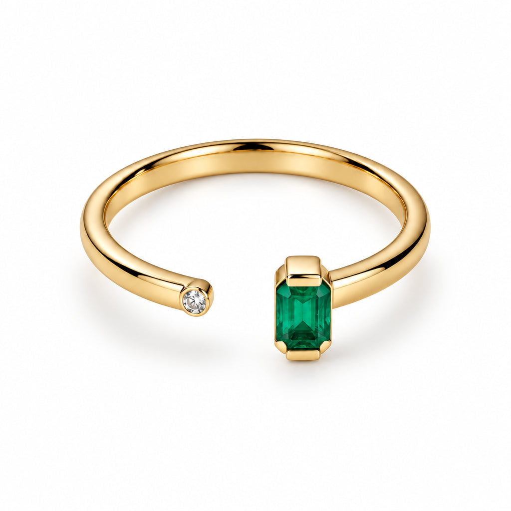 Anello Hope Green Emerald