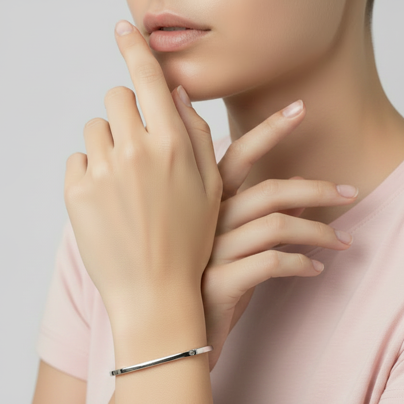 Bracciale Manetta White