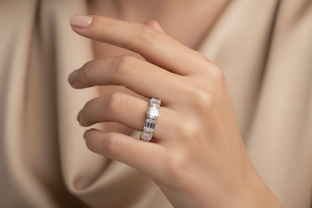 Anello Glove Baguette Ovali