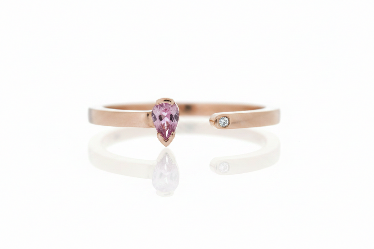 Anello Hope Pink  Pear