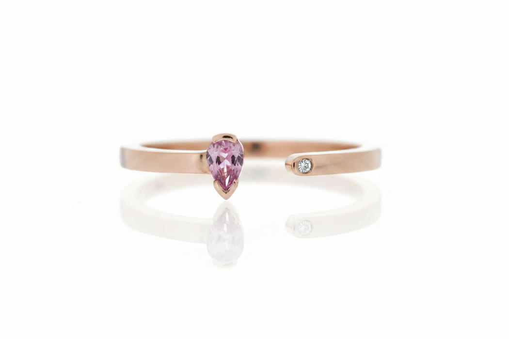 Anello Hope Pink  Pear