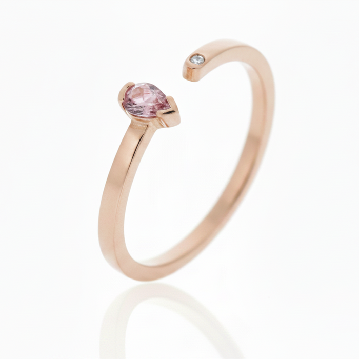 Anello Hope Pink  Pear