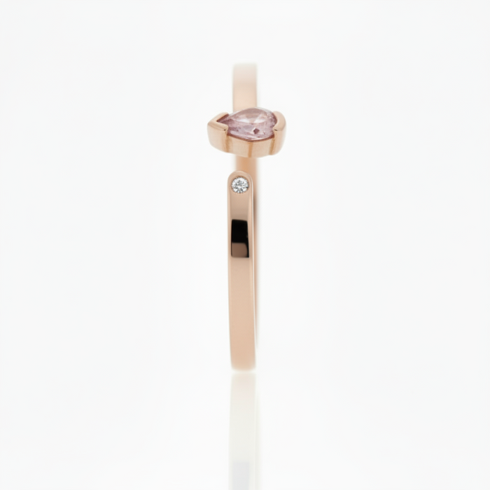 Anello Hope Pink  Pear