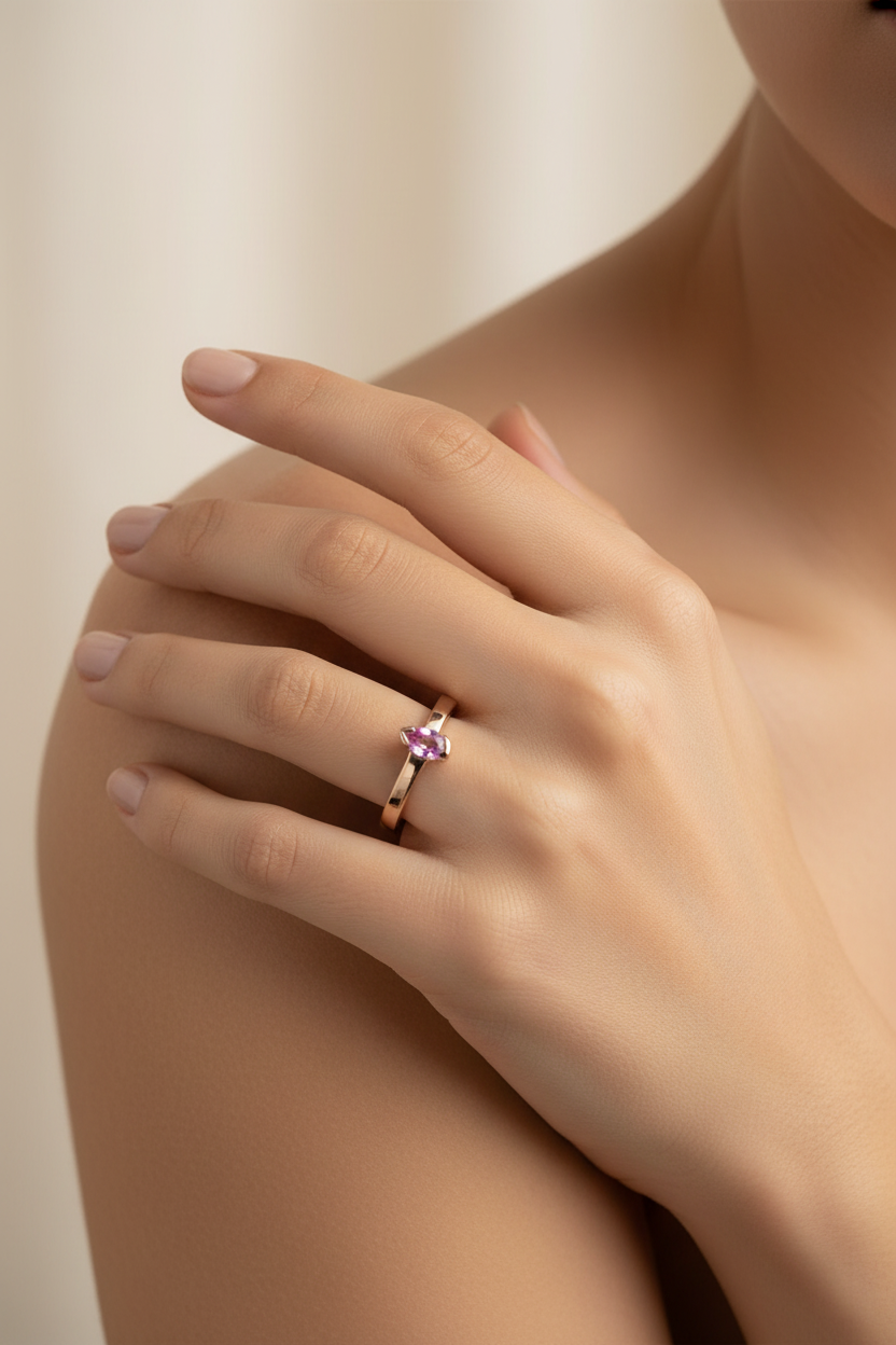 Anello Hope Pink  Pear
