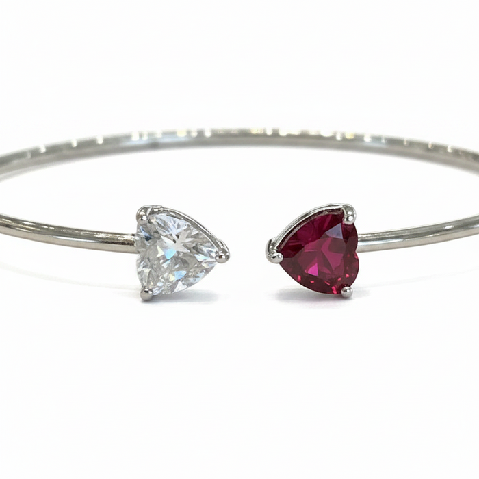 Bracciale Coeur Blanc e Rouge