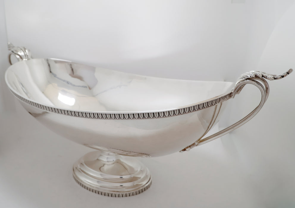 Jatte Ovale in Argento 800 con Manici – Stile San Marco