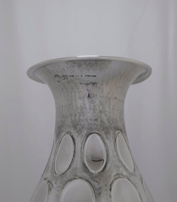 Vaso in Argento 925 con Decori Ovali – Brandimarte