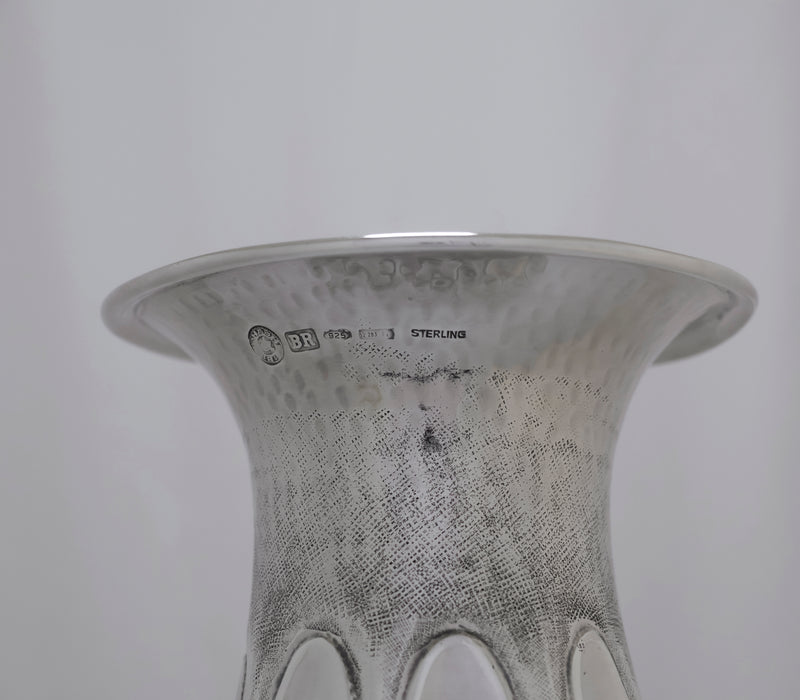 Vaso in Argento 925 con Decori Ovali – Brandimarte