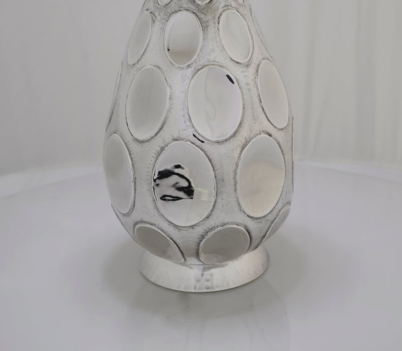Vaso in Argento 925 con Decori Ovali – Brandimarte