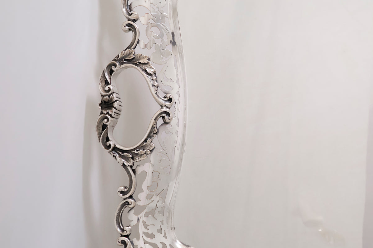 Vassoio Rettangolare in Argento 800