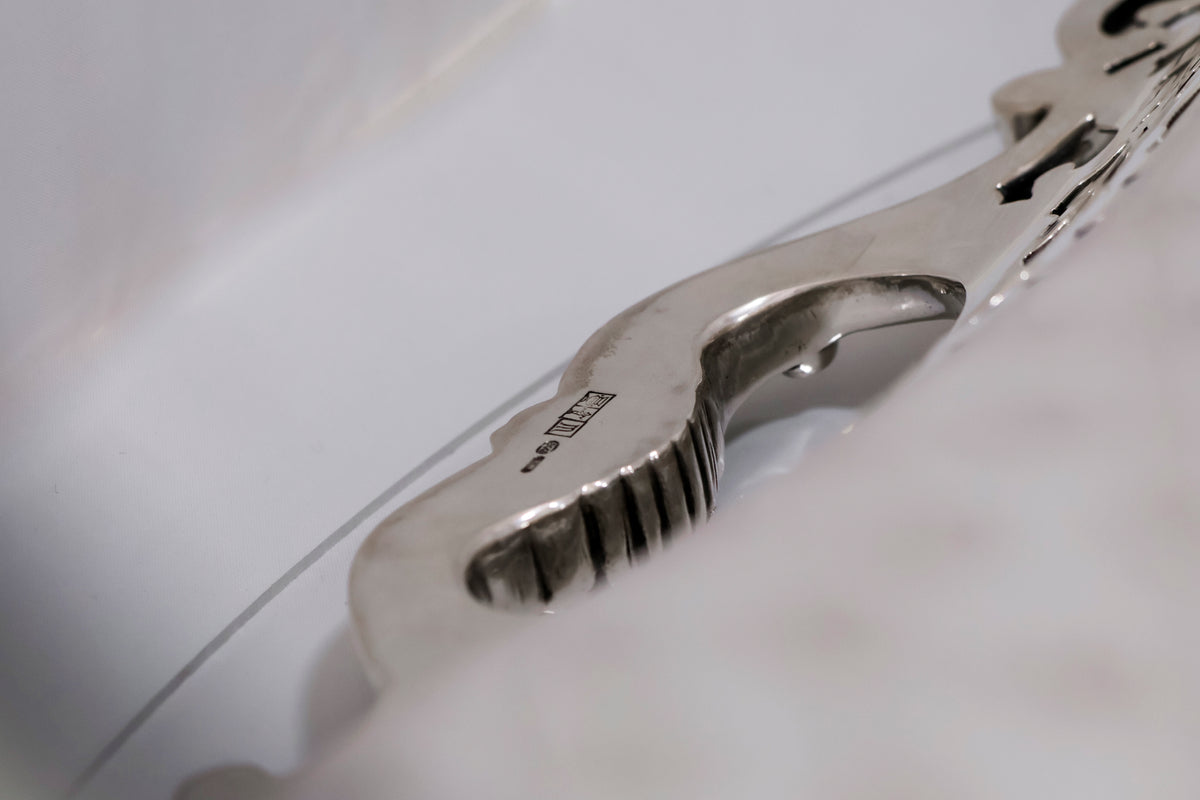 Vassoio Rettangolare in Argento 800