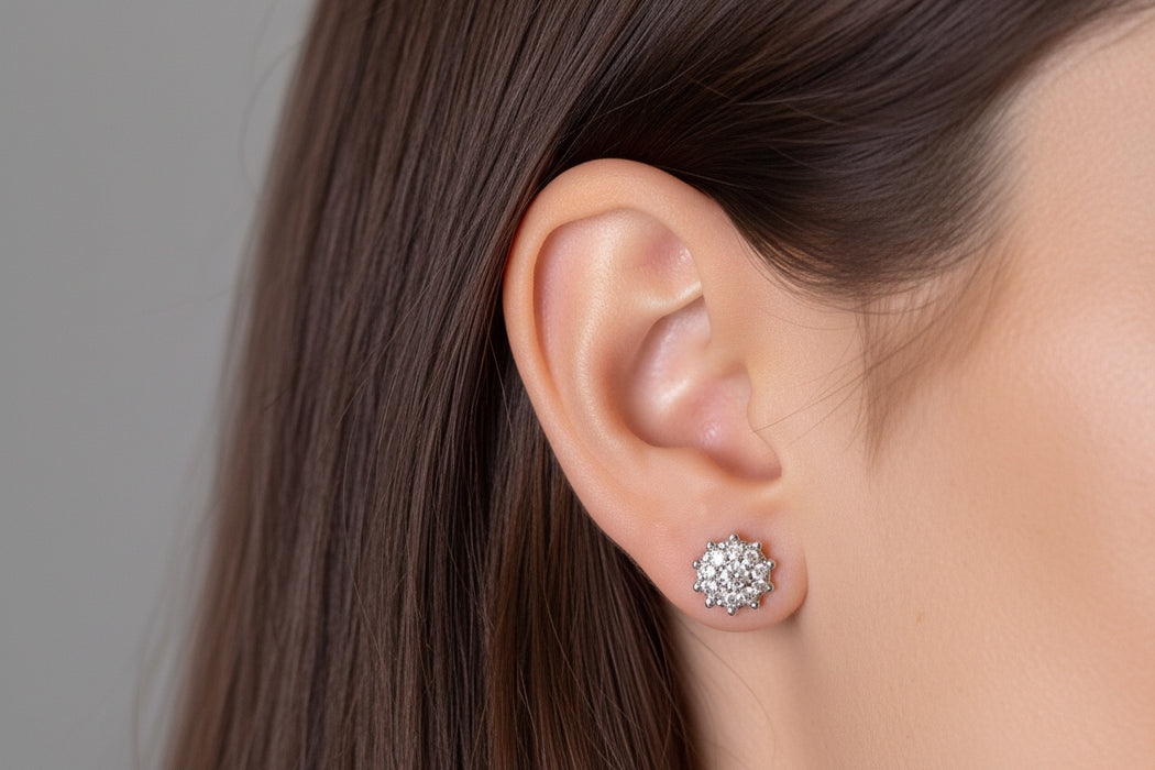 Orecchini Snowflake