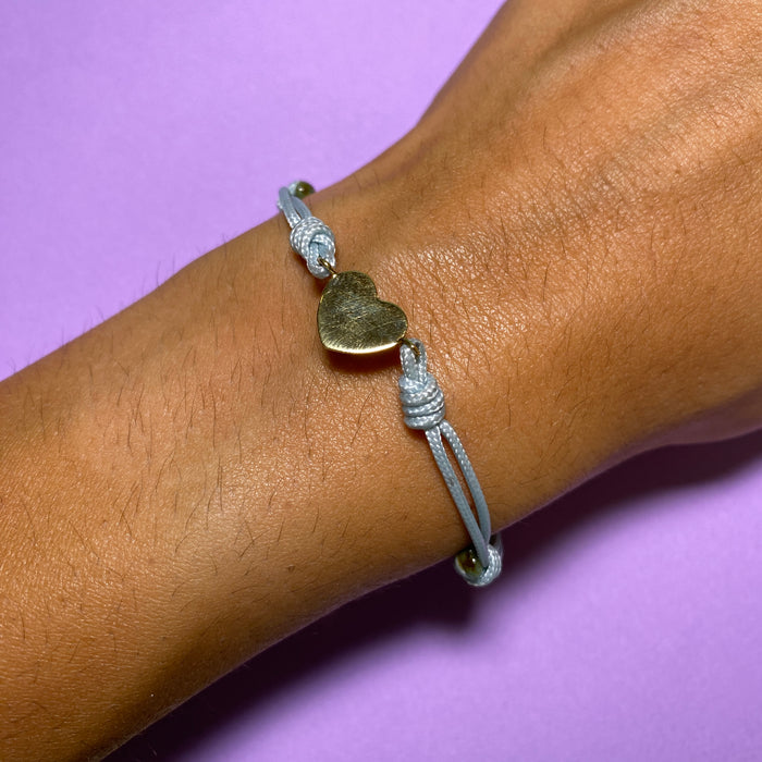 Bracciale in oro con cuore