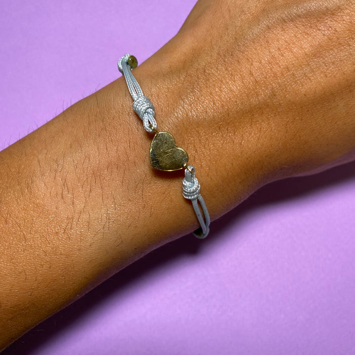 Bracciale in oro con cuore