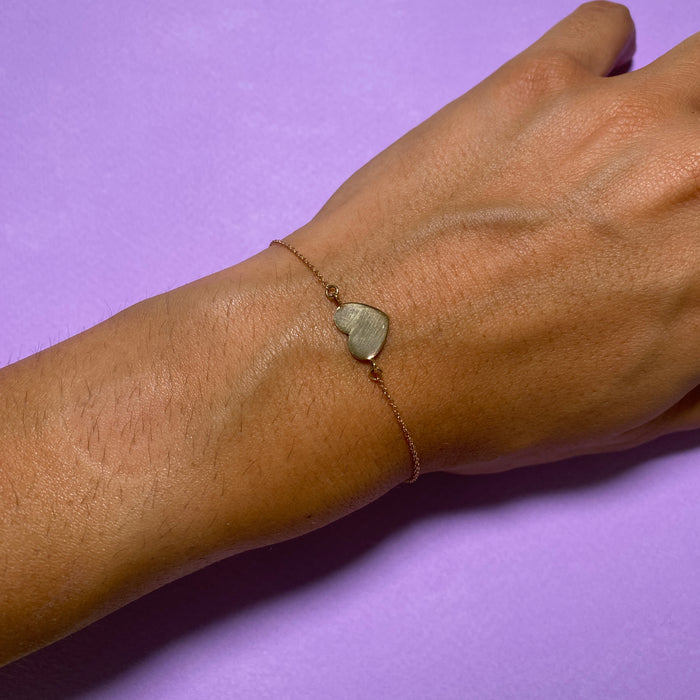 Bracciale Cuore in Oro Rosa