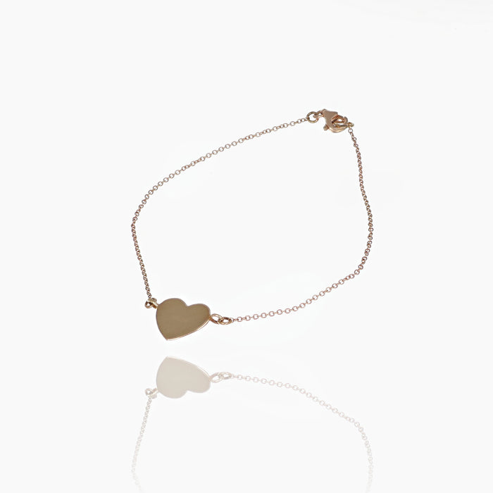 Bracciale Cuore in Oro Rosa