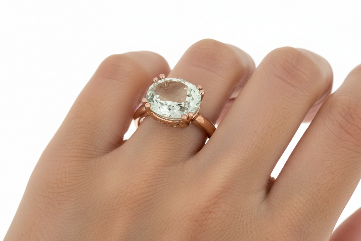 Anello Caramel Oval