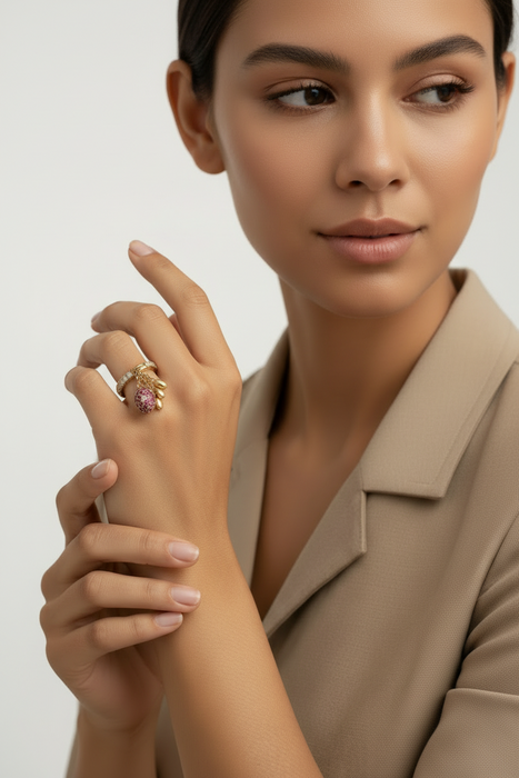 Anello Charm Pepite