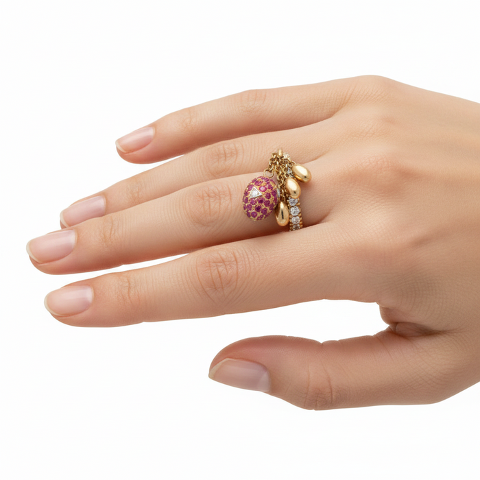 Anello Charm Pepite