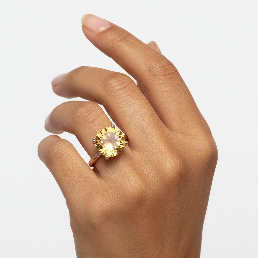 Anello Caramel Honey 9Kt