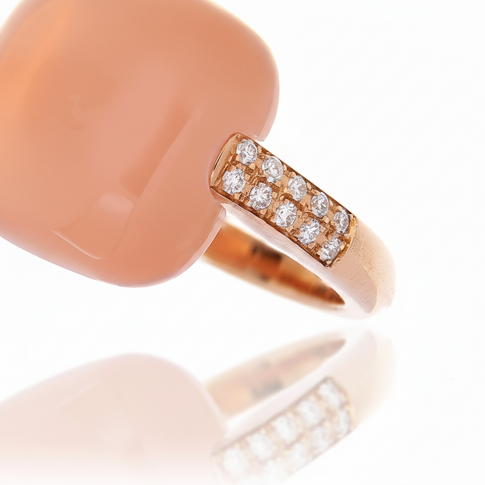 Anello Pink Cabochon
