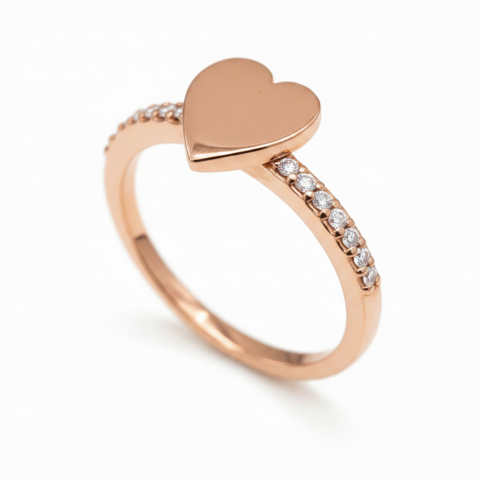 Anello Mirror Heart