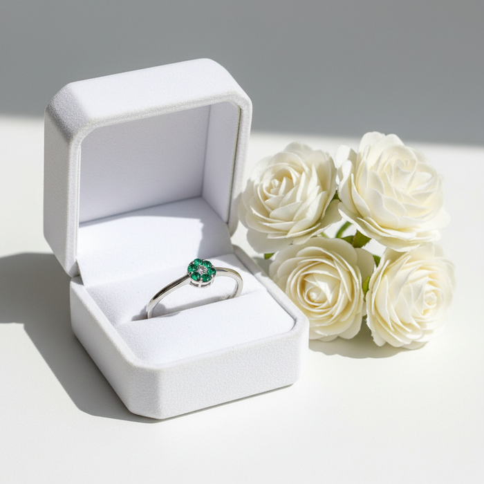 Anello Petit Fleur Vert