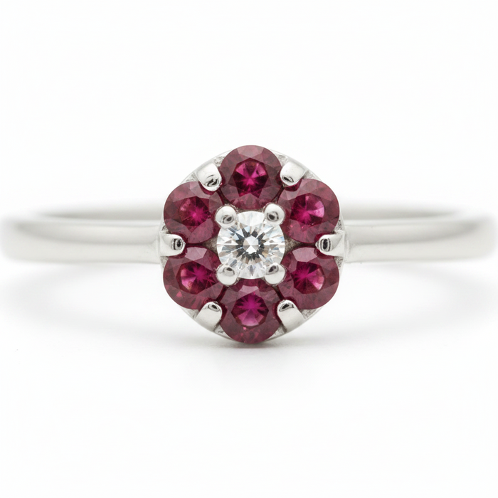 Anello Petit Fleur Rouge