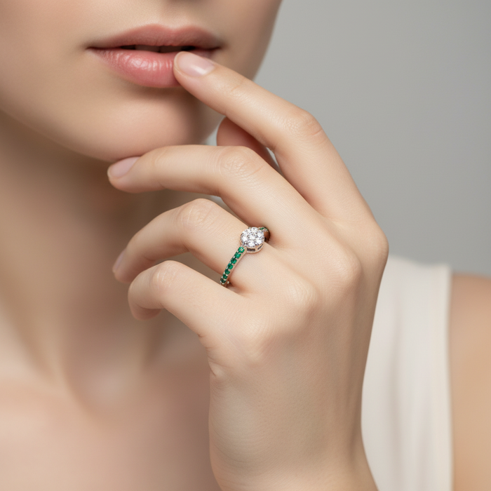 Anello Fiorellino Vert