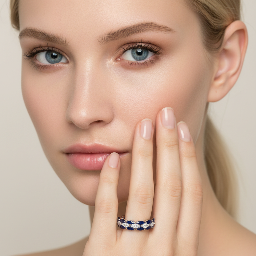 Anello Glove  Nuage Blue