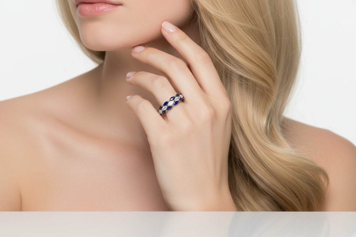 Anello Glove  Nuage Blue
