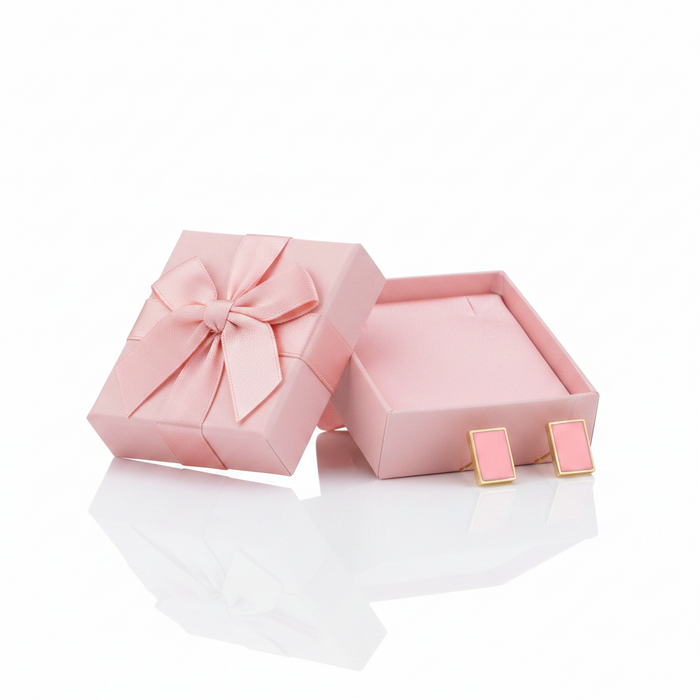 Orecchini Square Pink