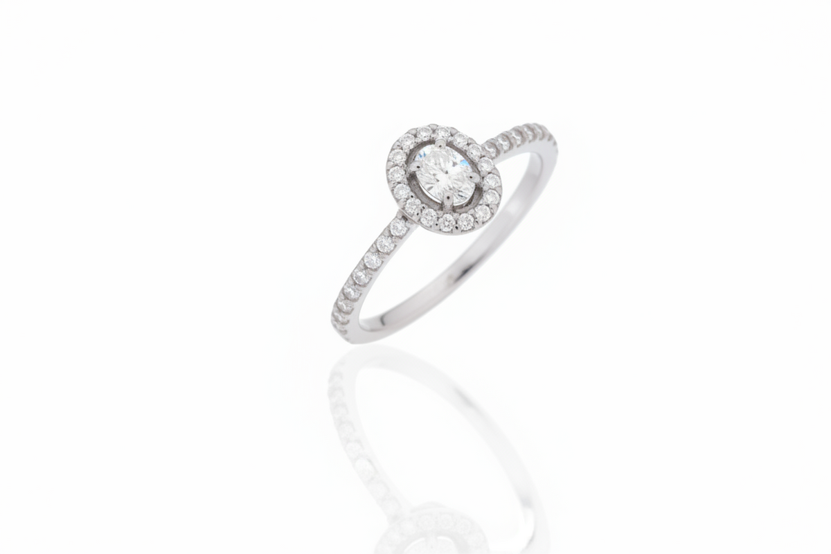 Anello Hope Diamond Oval